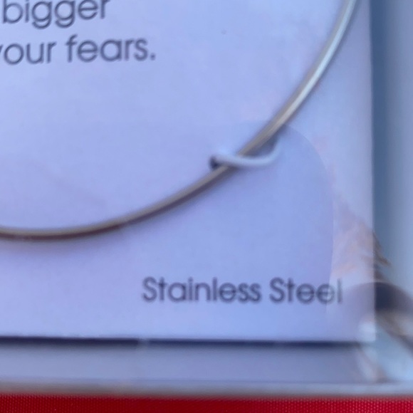 LA ROCKS FAITH BANGLE BRACELET - Picture 3 of 6